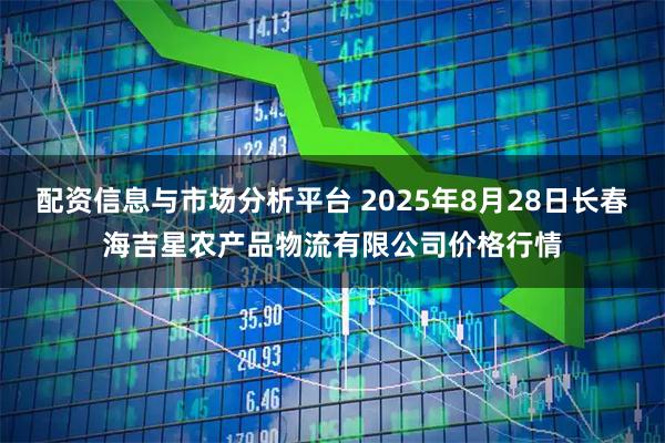 配资信息与市场分析平台 2025年8月28日长春海吉星农产品物流有限公司价格行情